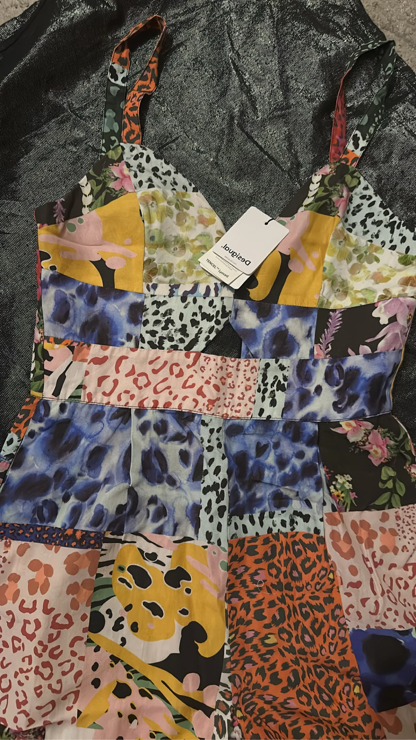 Combinaison Desigual Mimi Patchwork Multicolore-nueva con etiqueta talla L – photo 4
